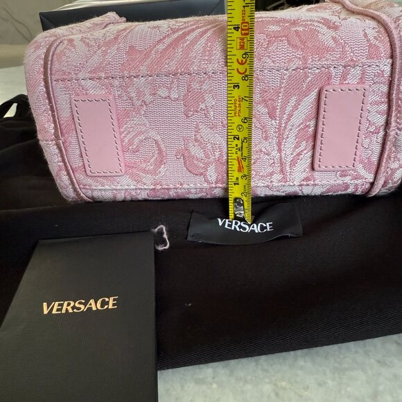 VERSACE Barocco Athena Mini Pink Tote Bag 1015288 - Picture 13 of 16